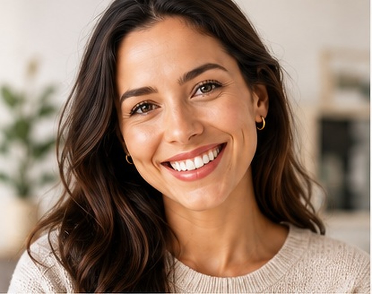 Smiling adult woman with straight teeth on the Orthodontics in Kamloops guide